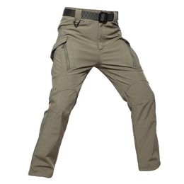 Pants 2022 Winter Ix9 Softshell Military Tactical Pants Men Waterproof Camo Fleece Cargo Pants Combat Hiking Work Outwear Trousers Man