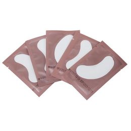 Brushes 50pairs/Lots Eye Paper Patches for Eyelash Extension Grafted Eyelashes Under Eye Pads Lint Free Stickers Makeup False Eyelash