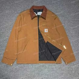 Carhart Designer Mens Jackets wip thick Detroit American work clothes cotton jacket men women couple Coat 777hh