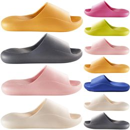 Designer sandal slipper sliders for green yellow men women sandals slide runners pantoufle mules mens womens slides slippers trainers flip flops sandles color74