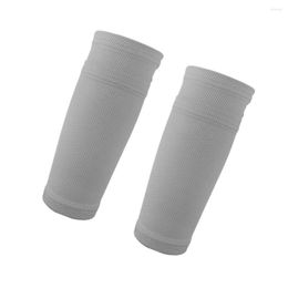 Knee Pads 1/10 Soccer Shin Socks With Pocket Adults Kids Leg High Elasticity Cover Protector For Outdoor Indoor Games