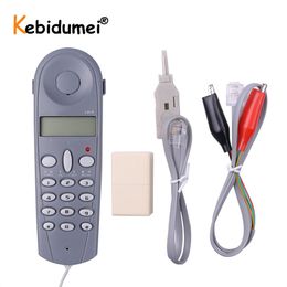 Tools Kebidu Lineman Tool Telephone Butt Test Tester Phone Network Cable Set Professional Device C019 Cheque for Telephone Line Fault