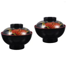 Bowls Miso Bowl Small Soup Japanese Restaurant Container Lidded Serving Kitchen Rice Multi-function Exquisite