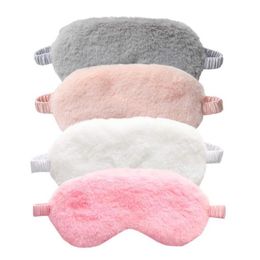 Animals Sleeping Mask Sleeping Blindfold Soft Plush Eye Masks Cute Love Cloud Eye Cover Plush Mask Eyepatch Nap Health Eye Cover