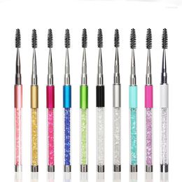 Makeup Brushes Reusable Tube Eyelash Brush Eyebrow With Resin Drill Replaceable Dust-proof