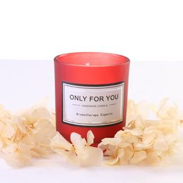 Strong Scented Candles Fragrances Gift for Home and Women Aromatherapy Soy Wax Glass Candle