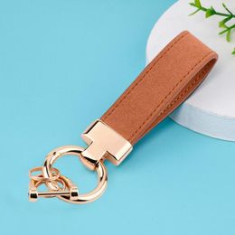 Keychains Zinc Alloy Portable Gift Backpack Ornament Faux Leather Key Ring Chain Business Occasion