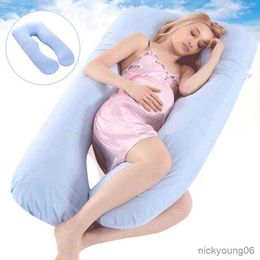Maternity Pillows Pregnant Pillow Case For Women Cover U-shaped Maternal Cushion Side Sleeping Cotton 80*160CM