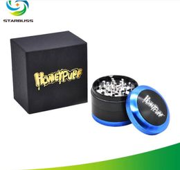 Smoking Pipes Four layers of metal with a diameter of 63mm, with gift box, cigarette grinder, aluminum alloy grinder