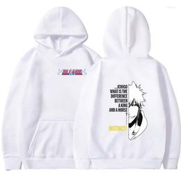 Men's Hoodies Bleach Casual Kpop Cool Style Long Sleeve Pullover Y2K Clothes Man And Women Teenagers Oversize Sweater