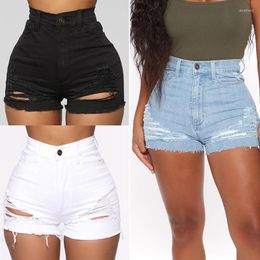 Women's Shorts Women Cut Off Destroyed Bandage High Rise Denim Short Jean Pants