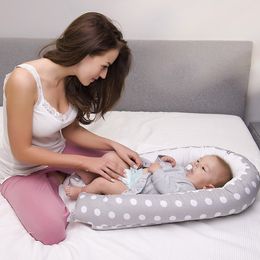 Bed Rails born Baby Nest Portable Nursery Crib Travel Lounger Infant Cot Bassinet Bumper Furniture Accessories 230601