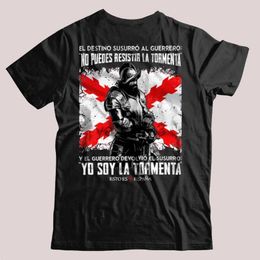 Men's T-Shirts Burgundy Cross Flag Tercios Espaoles This Is Spain T-Shirt Short Sleeve Casual 100% Cotton O-Neck Summer Mens T-shirt J230602