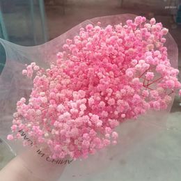 Decorative Flowers Natural Fresh Gypsophila Dried Flower Real Plants Wedding Home Decor Bouquets Gift 70g/Lot High Quality Flore
