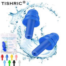 Earplugs TISHRIC 10 Pairs Noise Cancelling Earplug Soft Foam Anti-noise Earplug Swimming Silicone Earplugs Hearing Protection For Sports 230601