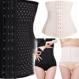 Women's Shapers Palicy Belt Women Body Shaper Waist Cincher Fashion 4 Steel Boned Black Plus Size Trainer Corsets