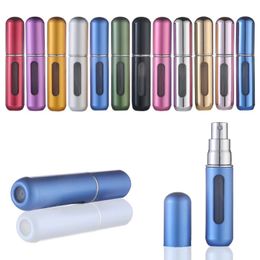 5ml Portable Mini Refillable Perfume Bottle With Spray Scent Pump Empty Cosmetic Containers Atomizer Bottle For Travel Tools highest quality