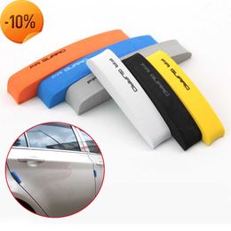 Car charger 2022 4Pcs Car Door Protector Guard Strip Scratch Protector Car Rubber Bumper Stickers Auto Door Edge Protection Car Decoration