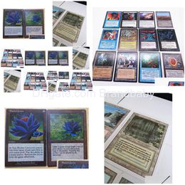 Card Games 126Pcs/Lot Magic Game Diy Cards Of English Version Matte Board Collection Custom Tcg Classics Drop Delivery Toys Gifts Puz Dhfgv