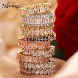 Band Rings Fashion Luxury Cubic Zirconia Engagement Rings for Women Marquise Crystal Wedding Ring Party Jewellery Gift J230602