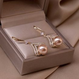 Charm Fashion Luxury Jewelry Pearl Pendant Wedding Party Gifts Korean Women's Earrings Popular Products G230602