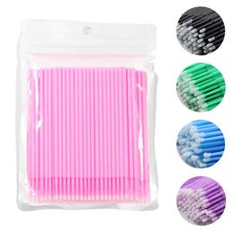 Tools ZXZZS Disposable MicroBrush Eyelashes Extension Individual Lash Removing Swab Micro Brush For Eyelash Extension Tools