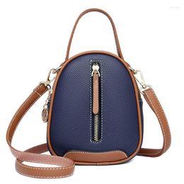 Evening Bags Mini Women's Crossbody Soft Leather Bag Simple All-Matching Genuine Mobile Phone Handbag For Women