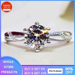 Band Rings Sell At A Loss! White Gold Color Authentic Tibetan Silver Rings Women Round Cubic Zircon Wedding Fashion Jewelry J230602