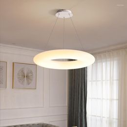 Chandeliers Nordic Round Bedroom Chandelier Dining Room Lamp Creative Living Simple Modern Atmosphere Designer Glass Bubble