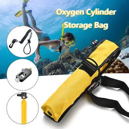 Handle Portable Oxygen Cylinder Storage Bag Scuba Diving Tank Holder Carrying Pouch Underwater Pocket for Snorkeling Outdoor 230601