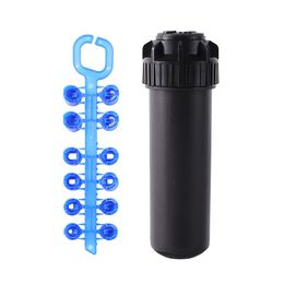 Watering Equipments 3/4" Female Thread Rotor Pop-up Sprinkler Gear Drive Lawn Sprinkler Head Part-Circle Pattern 40°~360°Adjustable 5004 Series 230601
