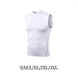 Men's Body Shapers Mens Workout Tank Top Undershirt Activewear Compression Tops Fitness Shirts For Running Training Weightlifting Hiking