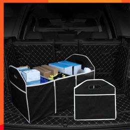 New Car Multi-Pocket Trunk Organiser Large Capacity Folding Storage Bag Trunk Stowing and Tidying Trunk Organiser Auto Accessories