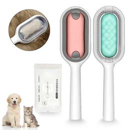 Lint Rollers Brushes Pet Dog Hair Remover Cat Brush Grooming And Care Comb for Matted Curly Long Short Hair Dog Cleaning Beauty Pets Dogs Accessories Z0601