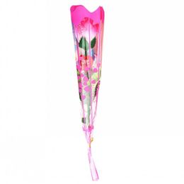 LED LIGHT UP 장미 꽃 빛나는 발렌타인 데이 웨딩 장식 가짜 꽃 파티 용품 장식 시뮬레이션 Rose QH2