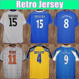 11 12 TORRES MATA DAVIID LUIZ IVANOVIC Jerseys Mens Home Away Soccer 03 05 ROBBEN DROGBA LAMPARD CRESPO Long Sleeve Football Shirt