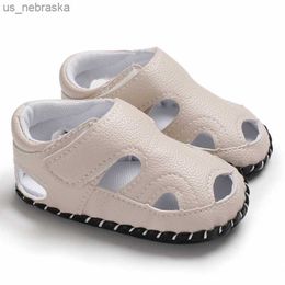 Newborn Baby Boy Girl Sandals Soft Sole Shoes Toddler Leather Sandals Prewalker Summer Baby Shoes 018M L230518