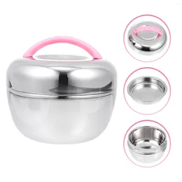 Dinnerware Sets Thermal Lunch Box Case Leak-proof Bento Toddler Snack Containers Double-layer Kids Vacuum