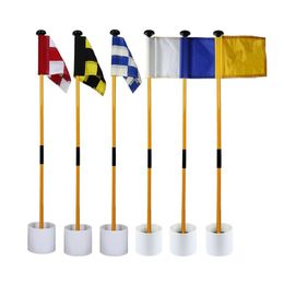 s 81CM Backyard Practise Golf Hole Pole Cup Flag Stick Putting Green Flagstick and Flagpole 230602