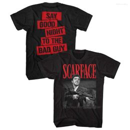 Men's T Shirts Movie Scarface Shirt Men Fashion T-shirts Cotton Tshirt Summer Men's T-shirt Boys Hip Hop Tops Tees Horror Women Top