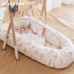 Bed Rails Nests For Baby born Lounger 65100Cm Portable Cradle 036 Months Boys Girls Bassinet Winter Warm Bumper In Crib 230601
