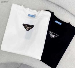 Tees T Shirts Mens T-shirts womens Short Sleeves Fashion Tee Pure cotton high quality shirts Leisure Classic Pattern Asian Size S-XXL L230520