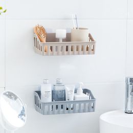 Planially Bathroom Floating Shelves Wall Mounted No Punching Space-Saving Floating Shelf for Toilet Kitchen Shelf Organiser Storage Rack