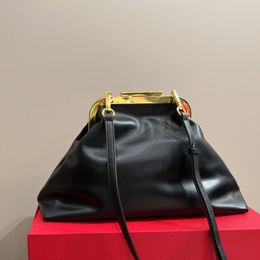 Fashion V logo Calf Leather Women Totes V-Signature Large Capacity Shopping Bags Metal Designer Cloud Crossbags Fashion Wallet Purse Free Ship