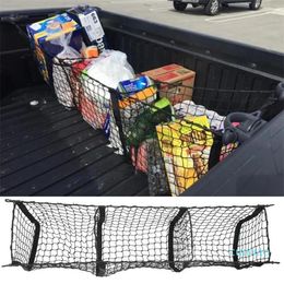 2023-Car Organiser Rear Truck Storage Bag Luggage Nets Hook Dumpster Net For Ford Atlas Supper Duty Ranger Accessories