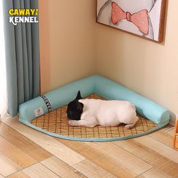 Pens CAWAYI KENNEL Dog Cooling Mat Pet Ice Pad Teddy Mattress Pet Cool Mat Bed Cat Summer Keep Cool Ice Silk Cooling Dog Mat for Dogs