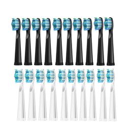 Toothbrush 10 Pcs Replacement Brush Head Soft Dupont Bristle Refills for FairywillSeago Electric FWSG 507508515551917959 230602