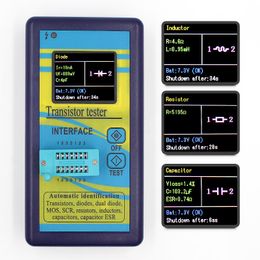 Special Version Multi-purpose Transistor Tester 128*160 Diode Thyristor Capacitance Resistor Inductance MOSFET ESR LCR Metre