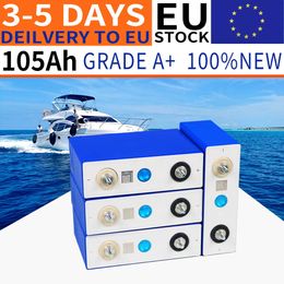 Lifepo4 Battery 100Ah 105AH 3.2V Grade A Lithium iron phosphate Cell Deep Cycle 12V 24V 48V RV EV Boats Golf Cart Solar System