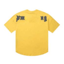 Men'S T-Shirts Mens Tshirts T Shirt Palms Palmangel City Designer Limited Inkjet Graffiti Letter Printing Womens Sailboat Shortsleev Dhsru